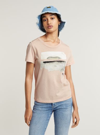Camiseta Abstract Water Color Print
